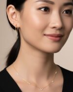 The Triple Floating Diamond Necklace - Image 2