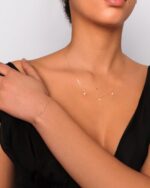 Tri-Star Gold Necklace - Image 6