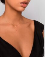 Tri-Star Gold Necklace - Image 5