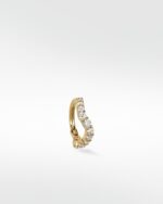 Wavy Diamond Hoop