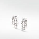 White Lightning Chandelier Earrings