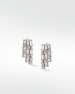 White Lightning Chandelier Earrings - Image 2