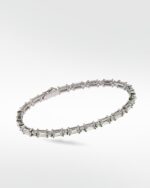 White Lightning Tennis Bracelet