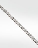 White Lightning Tennis Bracelet - Image 3