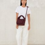 Ani Mini Bag Braided Burgundy