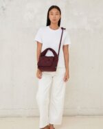 Ani Mini Bag Braided Burgundy