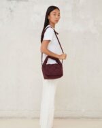 Ani Mini Bag Braided Burgundy - Image 5