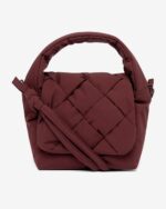 Ani Mini Bag Braided Burgundy - Image 2