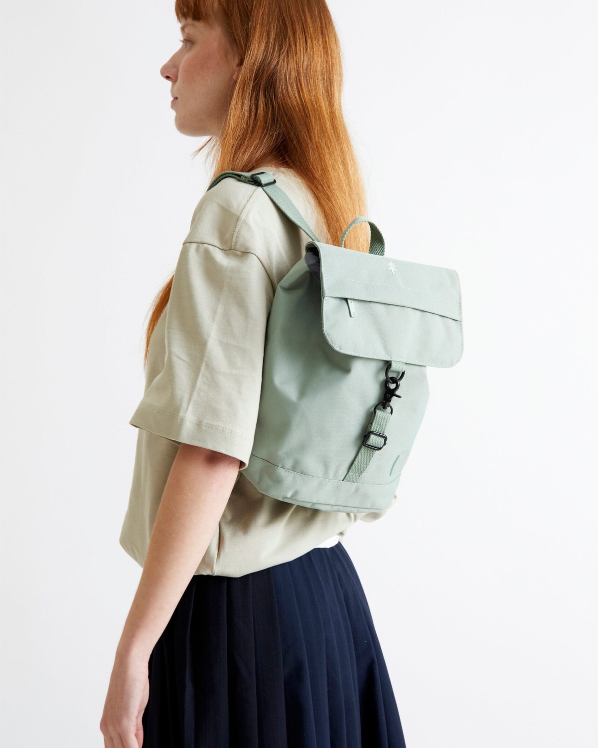 Kaut Mini Backpack New Sage – Iris Kaut Mini Backpack New Sage - Image 1