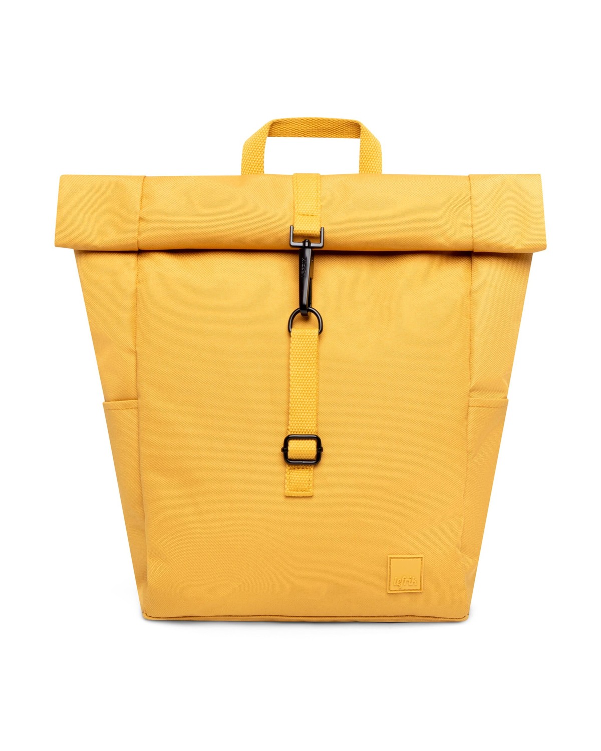 Roll Mini Backpack Mustard – Iris Roll Mini Backpack Mustard - Image 1