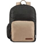 The Ain Backpack in Black and Cream