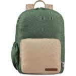 The Ain Backpack in Green and Cream