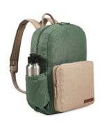 The Ain Backpack in Green and Cream - Image 6