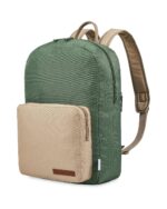 The Ain Backpack in Green and Cream - Image 7