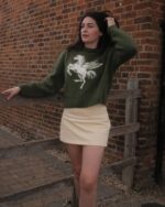 Boxy Pegasus Baby Alpaca Wool Jumper - Image 2