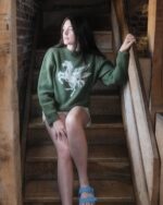 Boxy Pegasus Baby Alpaca Wool Jumper - Image 5
