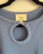 Sylvie Sweater In Blue Organic Cotton - Image 5