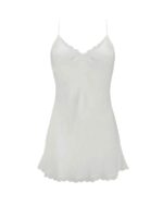 100% Pure Silk Camisole Top in White - Image 4