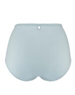 Coral - Silk & Organic Cotton Full Brief in Aqua Blue - Image 2