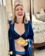 Elysia - Navy Blue Silk & Organic Cotton Front Closure Full Cup Underwired Bra - Image 5