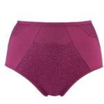 Fuchsia - High Waisted Silk & Organic Cotton Full Brief