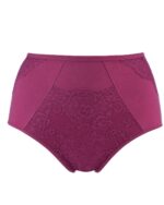 Fuchsia - High Waisted Silk & Organic Cotton Full Brief