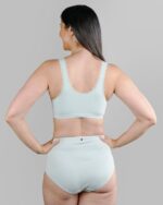 Georgia - Silk Back Support Full Coverage Wireless Organic Cotton Bra - Image 2
