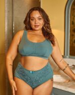 Georgia - Silk Back Support Full Coverage Wireless Organic Cotton Bra - Image 13