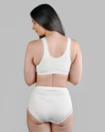 Georgia - Silk Back Support Full Coverage Wireless Organic Cotton Bra - Image 8