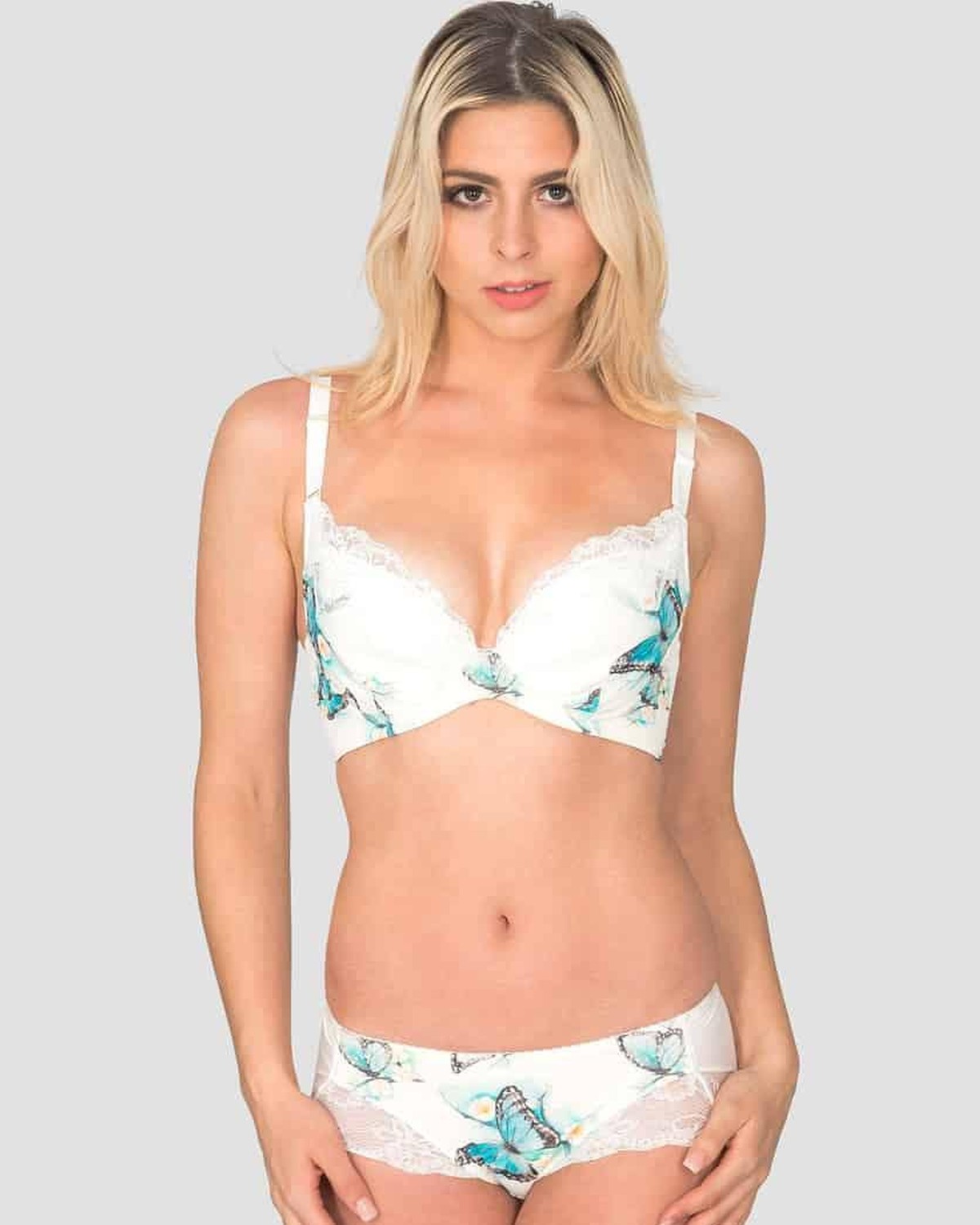 Morpho - Bendable Wire Silk & Organic Cotton Bra – Iris Morpho - Bendable Wire Silk & Organic Cotton Bra - Image 1