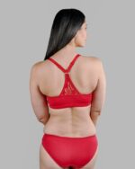 Lace Organic Cotton & Silk Bralette - Image 2
