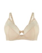Rosie - Silk & Organic Cotton Lace Full Cup Wireless Bra - Image 8