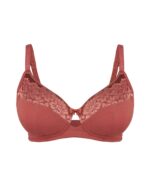 Rosie - Silk & Organic Cotton Lace Full Cup Wireless Bra - Image 2