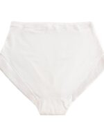 Snowdrop - Silk & Organic Cotton Full Brief in White - Image 2