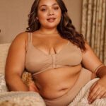 Warm Golden - Full Cup Front Closure Silk & Organic Cotton Wireless Bra
