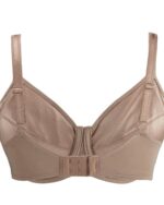 Warm Golden-Underwired Silk & Organic Cotton Full Cup Bra with removable paddings - Image 2